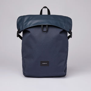 Navy Alfred Backpack With Black Webbing