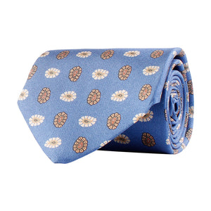 Blue Paisley Classic Tie
