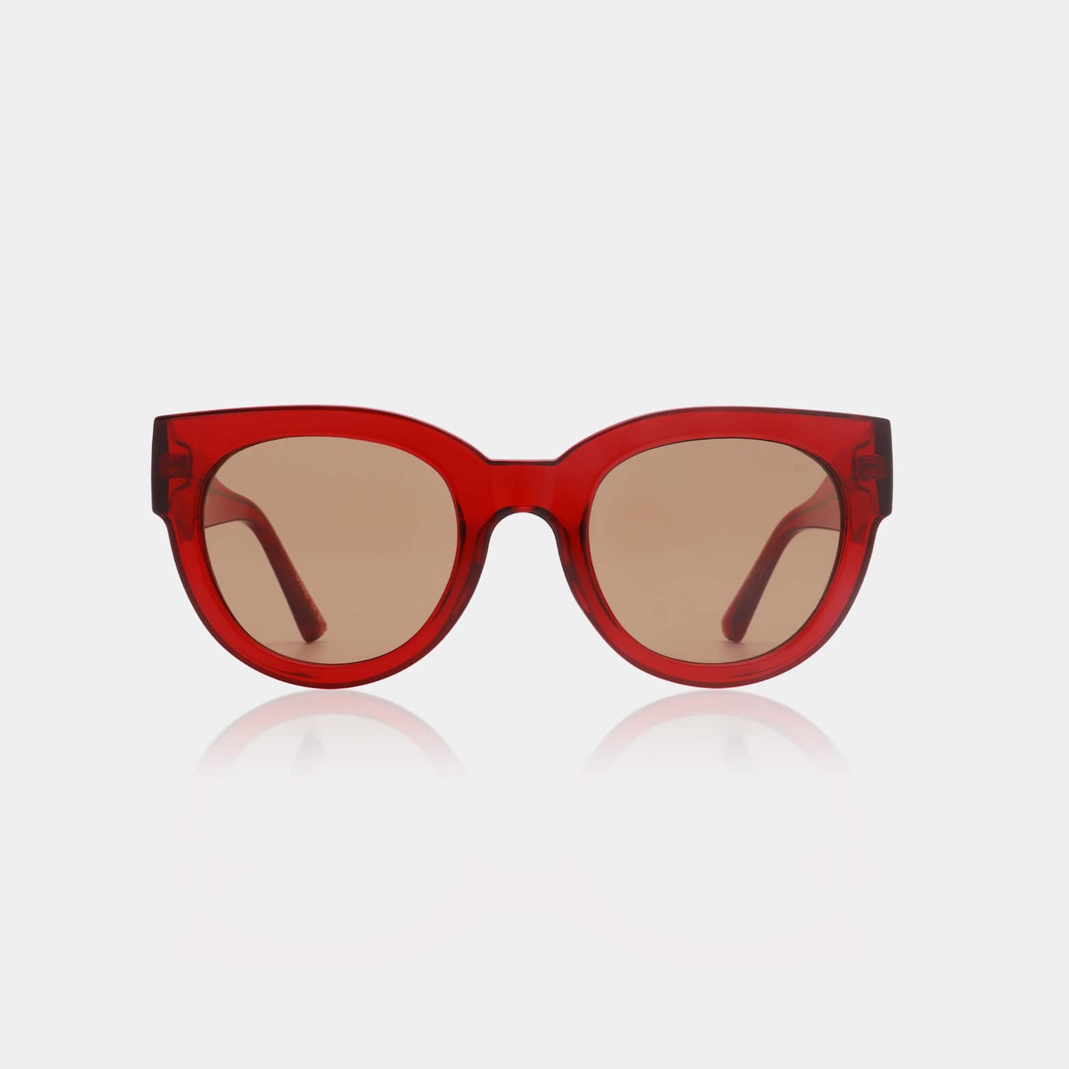 Red Transaparent Lilly Sunglasses