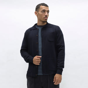 Navy Station Cardigan