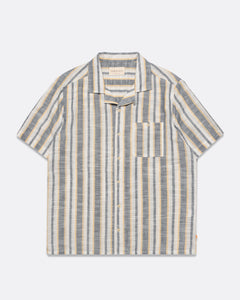 Selleck Short Sleeve Shirt Navy/Honey