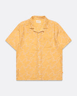 Load image into Gallery viewer, Stachio Short Sleeve Shirt Floral Jacquard Honey/Gold
