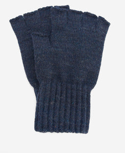 Navy Fingerless Gloves