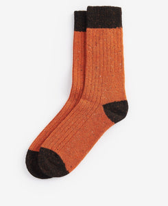 Burnt Orange Houghton Socks