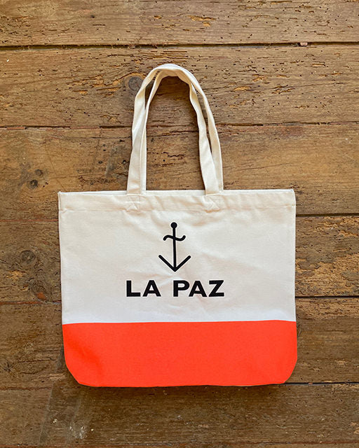 Ecru/Fluor La Paz Tote Bag
