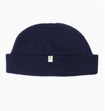 Load image into Gallery viewer, Blue Mouline Knit Wool Fisherman Beanie
