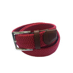Load image into Gallery viewer, Burgundy Woven Belt

