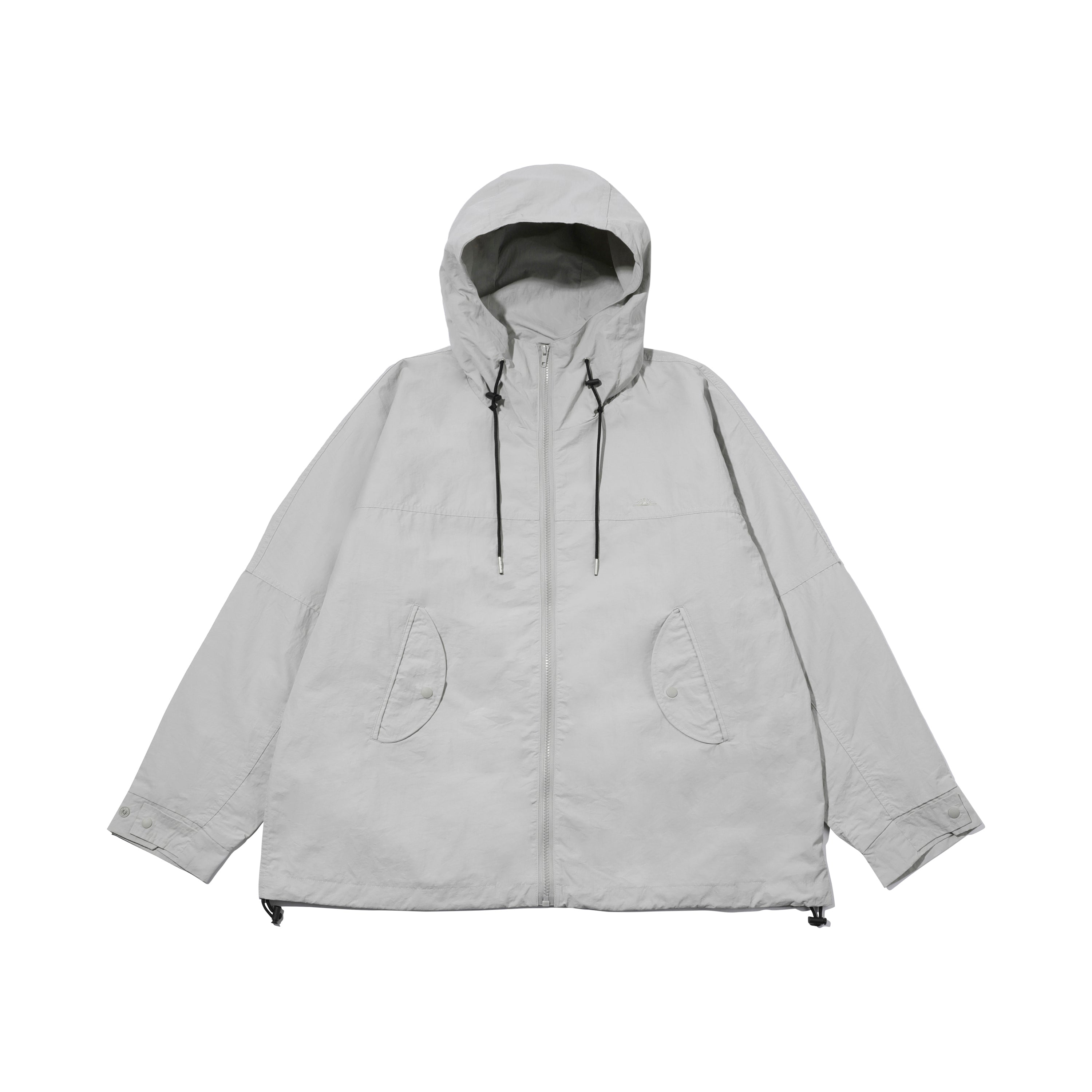 Ice Grey Sunrise Windbreaker