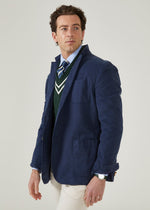 Load image into Gallery viewer, Navy Heymouth Cotton Blazer

