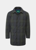Load image into Gallery viewer, Landham 3/4 Length Coat Navy Check

