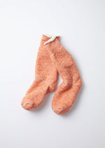 Load image into Gallery viewer, Orange Double Face Crew Socks
